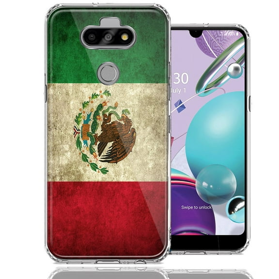 MUNDAZE For LG Aristo 5/K31/Fortune 3 Mexico Flag Design Double Layer Phone Case Cover