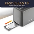 thumbnail image 4 of Toaster Elite Gourmet ECT1027G, 2 ranuras, 3,2 cm de ancho, color bronce, 4 of 7