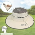 thumbnail image 7 of OZERO Sun Hat for Men Women: Fishing Hat Wide Brim UV Protection Bucket Boonie Hats Waterproof Summer Beach Hiking, 7 of 7