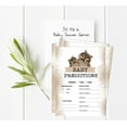 thumbnail image 2 of Inkdotpot Owl Bird Party Supplies Set Of 50 Baby ShowerPrediction Cards For Baby Shower Game, 2 of 5