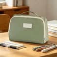 thumbnail image 4 of Leodye 1PCS Large Capacity Multifunctional Pencil Case Dual Use Stationery Bag and Cosmetic Storage Pouch for Daily Travel Carrying -9.6*6.69*3.54in, 4 of 8