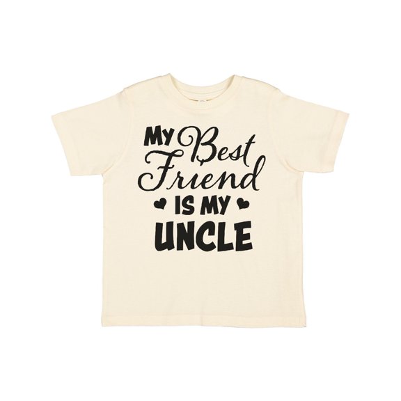 Inktastic My Best Friend is My Uncle with Hearts Boys or Girls Toddler T-Shirt