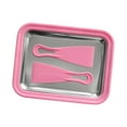 thumbnail image 4 of deevoka Ice Cream Maker Pan with 2 Spatulas Versatile Aluminum Alloy Practical Household Pink, 4 of 9