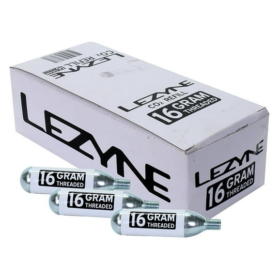 Lezyne 16g CO2 Cartridge Countertop Box, 30pcs