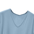 thumbnail image 4 of RQYYD Womens Pajamas Set Short Sleeve Top and Wide Leg Pants Sleepwear Soft Loungewear Pjs Sets for Women, 4 of 5