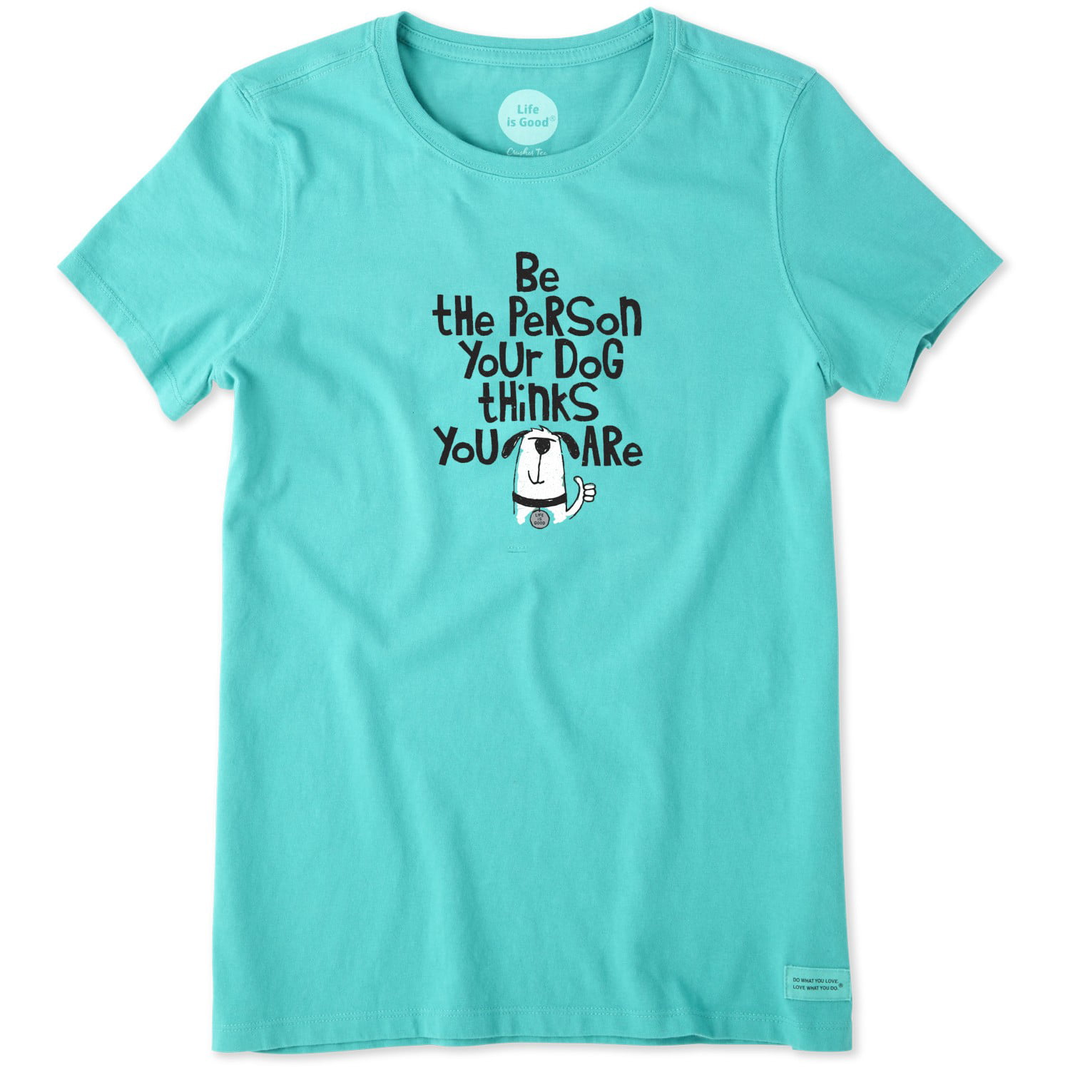 Life is Good Womens Love is A Super Power Crusher T-Shirt