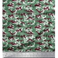 thumbnail image 1 of Soimoi Georgette Viscose Fabric Two Tone Camouflage Fabric Prints By Yard 42 Inch Wide, 1 of 1