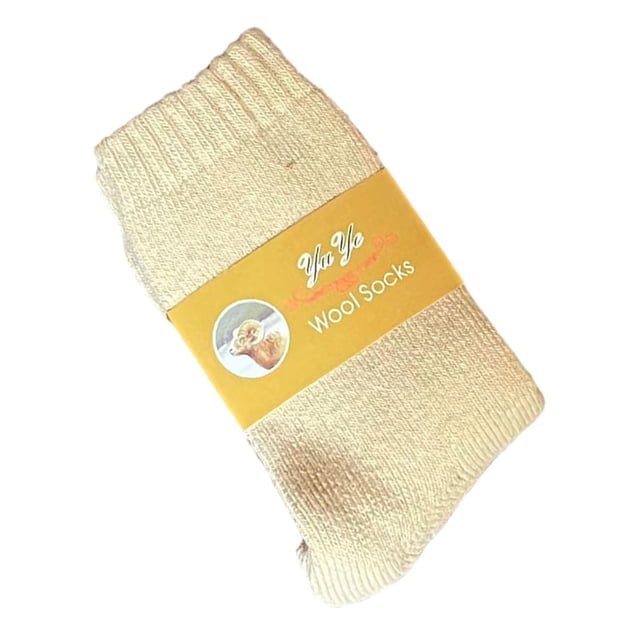 Calcetines gruesos de pantorrilla Fernando para hombre Caqui térmicos