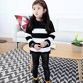thumbnail image 4 of Generic Children Trousers Leggings Kids Classic Baby Girls PU Leather Pencil Pants（130 Black）, 4 of 8