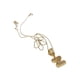 thumbnail image 4 of Collar con dije de oro laminado letra brillos Z, 4 of 6
