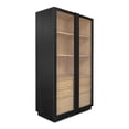 thumbnail image 2 of Moe's Home Collection Charlotte Tall Cabinet Black Wood Cabinets & Storage, 2 of 6
