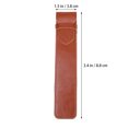 thumbnail image 2 of RENACLIPY Protecteur de Stylo Pointe Protection Marron Lot de 1 Compatible pour Apple Pencil Rentrée Scolaire, 2 of 7