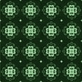 thumbnail image 1 of Ahgly Company Machine Washable Indoor Square Transitional Green Area Rugs, 5' Square, 1 of 7