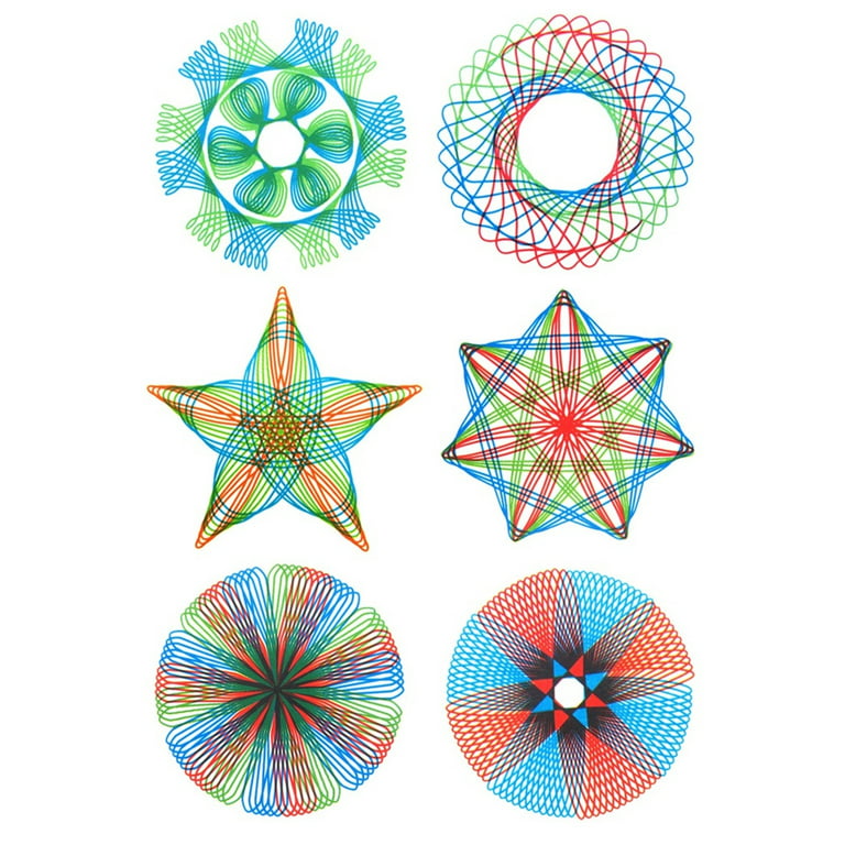 Spirograph Design Set Fun Deluxe Drawing Geometric Ruler Art Toy For Young  Adult