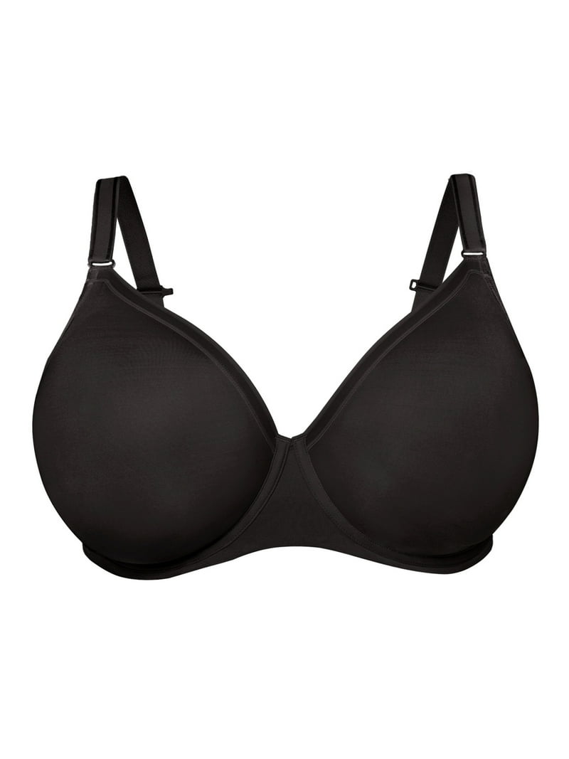 DELIMIRA Women's Wireless Sleep Bra Plus Size Unlined Cotton Full Coverage Black 38 DD price in UAE | Amazon UAE