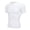 White, variant on Gynecomastia Short Sleeve Slimming Compression Shirt Men, Shapewear Mens Tank Top Body Shaper, Athletic Workout Shirts