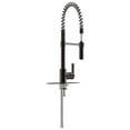 thumbnail image 2 of Ultra Faucets UF17405 Oil Rubbed Bronze Euro Collection Single-Handle Spring Spout Kitchen Faucet, 2 of 4