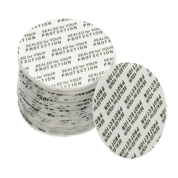Uxcell 110Pack Foam Lid Liner, 36mm/1.42" PS Foam Resistant Tamper Pressure Sensitive Seal for Bottle Cap Liners Seals
