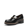 thumbnail image 1 of Zapatos DREAM PAIRS Mocasines Chunky con Plataforma Negros Talla 9.5, 1 of 7