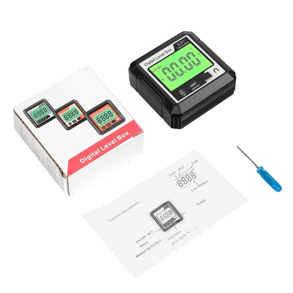 Professional Digital angles Find with High Visibility Display Digital Inclinometer ABS for Accurate Measurements