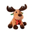 thumbnail image 4 of Peluche de alce navideño, reno de peluche, adorno festivo, lindo muñeco de peluche 45 cm, 4 of 9