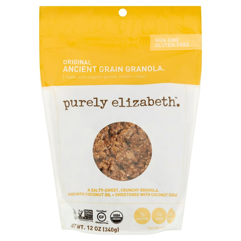 Purely Elizabeth Original Ancient Grain Granola, 12 oz, 6 pack