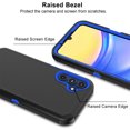 thumbnail image 5 of Ebizware for Samsung Galaxy A15 5G Phone Case, Shockproof Armor Rugged Case Military Grade Heavy Duty 3 in 1 Protection Cover for Galaxy A15 5G - Black/Blue, 5 of 8