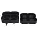 thumbnail image 1 of 4 Grids Ice Ball Mold Reusable Food Grade Silicone Ice Ball Maker Tray Home Kitchen Utensils Black, 1 of 5