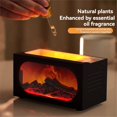 thumbnail image 4 of Mini Fireplace Diffusers for Essential Oils Fireplace Humidifier 140ml Bonfire Flame Diffuser with 7 Colors Light, 4 of 7