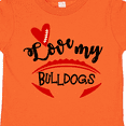 thumbnail image 4 of Inktastic Love My Bulldogs Football Boys or Girls Toddler T-Shirt, 4 of 5