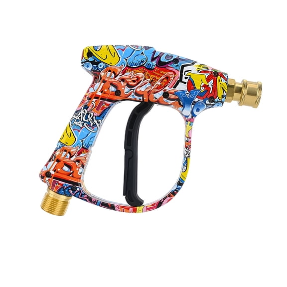 Heavy Duty High Pressure Washer With 5 Nozzle Attachments For Car Home And Outdoor Copper Construction