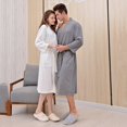 thumbnail image 5 of iHPH7 Bathrobe for Women, Waffle Robes for Women, Robes for Women, Womens Robes Clearance Sale, Long Robes for Women, White M, 5 of 9