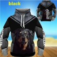 thumbnail image 2 of Sudadera con capucha con estampado 3D de animales y perro rottweiler divertido para hombre, sudaderas informales, sudaderas holgadas de gran tamaño, sudaderas con capucha para hombre, camisetas de cal, 2 of 4