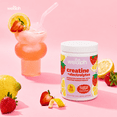 thumbnail image 3 of Wellah Creatine + Electrolytes Powder (Strawberry Lemonade) 30 Servings - Hydration Drink Mix with 3g of Creatine Monohydrate, 3 of 7