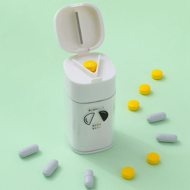 Organizador Multifuncional de pastillas Salvador trituradora de medicina portátil