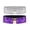 2 Pieces(Silver+Purple), variant on Women's 2-Pack Sparkly Sequin Elastic Belt for Birthday Party, 2 Pieces(Mermaid+Black)
