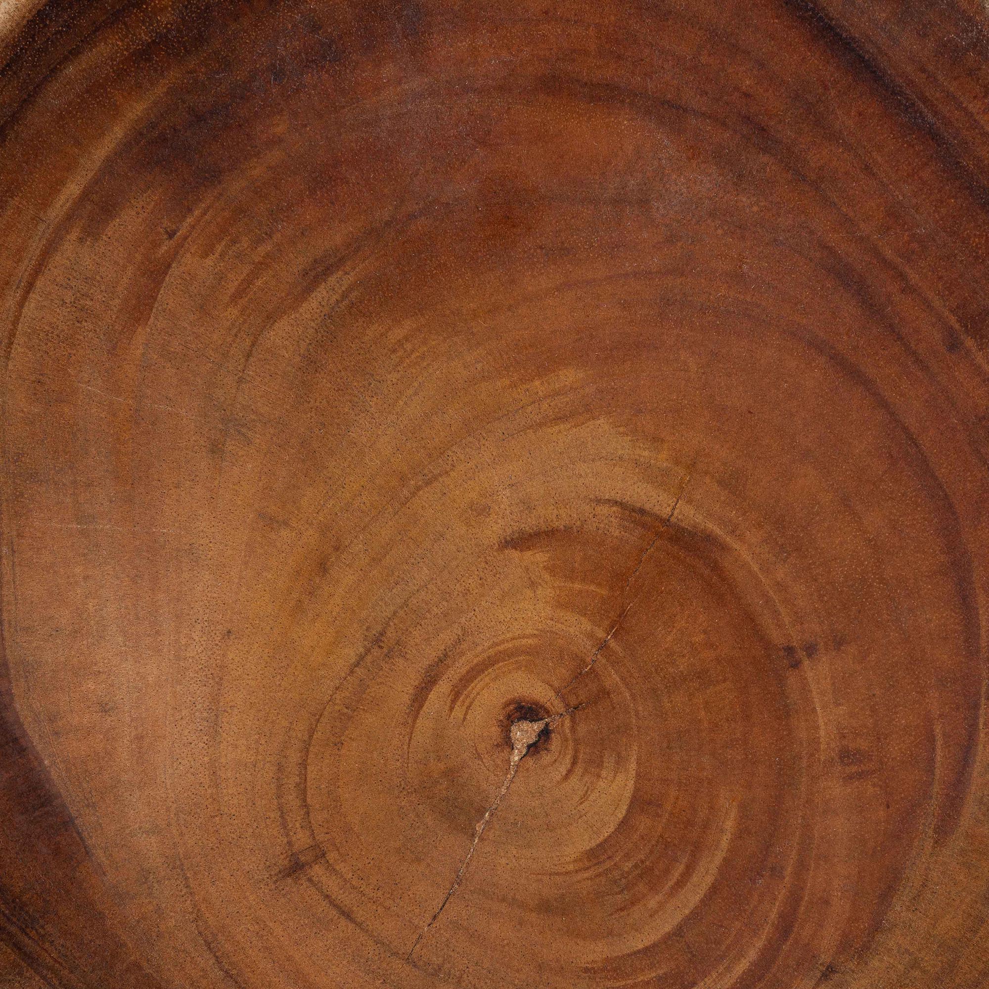 bali & pari Jia Rustic End Table, Natural Brown