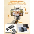 thumbnail image 3 of Trípode para selfies con control remoto de aluminio de 130 cm, 3 of 9