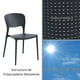 thumbnail image 5 of Set de 4 Sillas FRATELLO MUEBLES Comedor Exterior e Interior Color Negro, 5 of 8