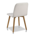 thumbnail image 4 of Bouclair Oatmeal Fabric and Wood Dining Chair, 4 of 7