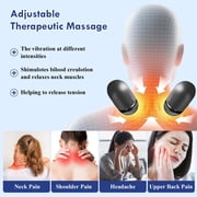 2026 Neck Massager,3 In 1 Neck Massager,Neck Massage Pillow with Heat, Rechargeable Cervical Neck Pillow for Sleeping,Ergonomic Memory Foam Pillow