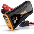 thumbnail image 1 of Arraador de Batería de Coche, 4000A Arraador Portátil de Batería de Coche, con Cable de Puente de Seguridad igente Pantalla Digital Carga Rápida USB y 3 Modos Linterna, 1 of 5