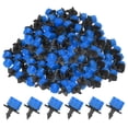 thumbnail image 1 of Paquete de 400 goteros de riego ajustables, emisor de 1/4 de pulgada con espiga, sistema de riego por goteo para jardín [Azul], 1 of 1