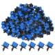 thumbnail image 1 of Paquete de 400 goteros de riego ajustables, emisor de 1/4 de pulgada con espiga, sistema de riego por goteo para jardín [Azul], 1 of 1