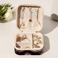 thumbnail image 6 of Retro Cat Travel Portable Square Jewelry Box: Storage Box, Decorative Box, and Jewelry Stand for Rings, Earrings, Necklaces, Bracelets, and More – Ideal for Girls and Women, 6 of 6