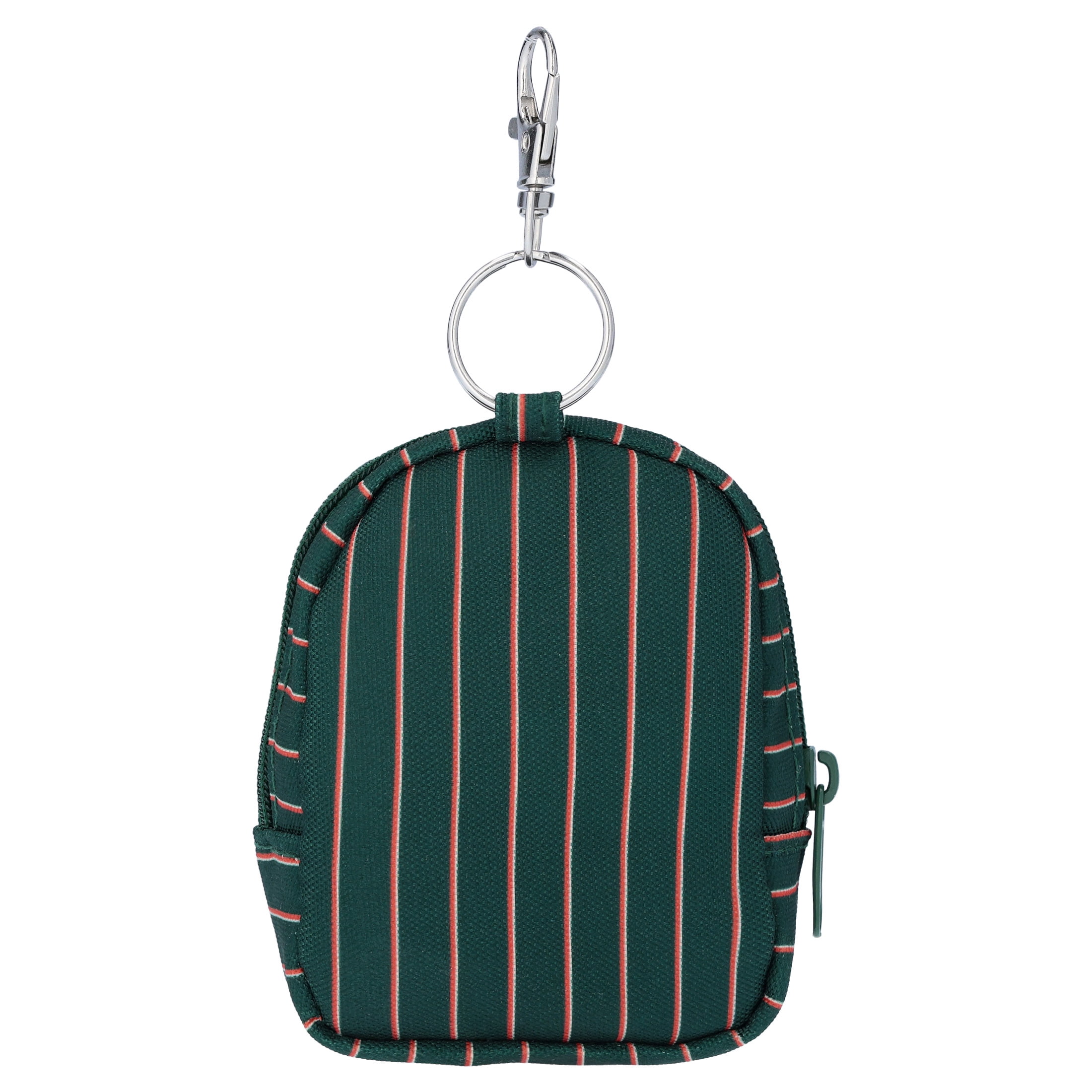 Pen+Gear Mini Striped Bag Charm, Green, 3.55 Inch