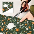 thumbnail image 6 of Yayeee Faucet Mat for Kitchen Sink 14.7" Diatomite Long Splash Guard Pad, Orange Flowers, 6 of 7