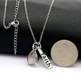 thumbnail image 6 of Uloveido Mustard Seed Teardrop Capsule Pendant Necklace Christian Scripture Matthew 17:20, Stainless Steel Faith Tear Drop Necklace for Y559 (Drop), 6 of 7