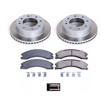 Front Brake Pad and Rotor Kit - Compatible with 2012 - 2019 Chevy Silverado 2500 HD 2013 2014 2015 2016 2017 2018