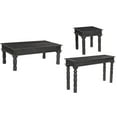 thumbnail image 6 of Taran Designs Milton Carved Solid Wood Coffee Table in Black, 6 of 7